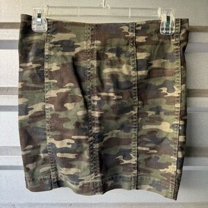 New Free People Modern Femme Camouflage Mini Skirt Sz 2
